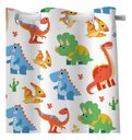Ver imagem 3 de Cortina Infantil Dinossauro Cute Tecido Premium 2,60x1,50m