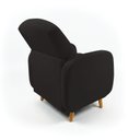 Ver imagem 7 de Poltrona Amamentação Madeira e Puff Jhessy Suede D03 - D'rossi