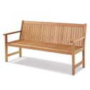 Ver imagem 2 de Banco Madeira Maciça 3 Lugares com Encosto 153cm Primavera Bronze/Jatobá