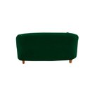 Ver imagem 6 de Namoradeira Sofá Feijão Cancún 150cm Orgânica Bouclé Verde