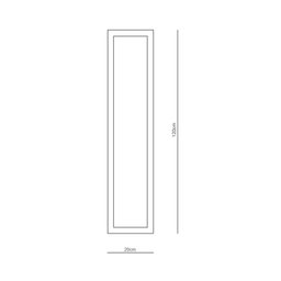 Plafon Led Sobrepor Retangular Branco 48w Yamamura - 3
