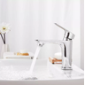 Torneira Misturador Monocomando para Banheiro Lavatório Lavabo Bica Slim Baixa Inox Cromado Metal Pr - 3