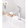 Torneira Misturador Monocomando para Banheiro Lavatório Lavabo Bica Slim Baixa Inox Cromado Metal Pr - 4