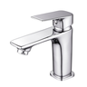 Torneira Misturador Monocomando para Banheiro Lavatório Lavabo Bica Slim Baixa Inox Cromado Metal Pr - 1