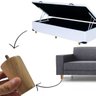 Pé Madeira Maciça 8 Cm Sofá Móvel Cama Box Bau Queen King - 6