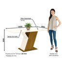 Ver imagem 3 de Conjunto Sala de Jantar Layla Essence 6 Lugares Tampo MDF com Vidro Cadeiras Veludo Caramelo 160cm