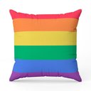 Ver imagem 2 de Almofada Avulsa Cheia Estampada Bandeiras Lgbt Cores 45cm X 45cm com Refil Cor Lgbt