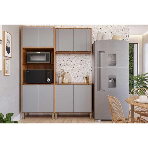 Cozinha Completa Mgm 3 Peças Áurea C3p56 Cinamomo/platina