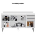Ver imagem 5 de Balcao com Tampo 4 Portas 2 Gavetas Bp Ayla 150 Cm Eratto Moveis - Branco