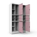 Ver imagem 3 de Armário em Aço Distribuidor Duplo Nr 24 - Nk 2719 Nilko Armários Rosa Flox Chave Padrão