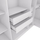 Ver mais imagens de Quarto Modulado Kappesberg Adapt Branco-nogueira 12 Portas 342cm X 263cm