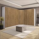 Ver imagem 1 de Quarto Modulado Kappesberg Adapt Branco-nogueira 12 Portas 342cm X 263cm