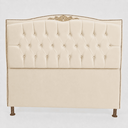 Ver imagem 2 de Cabeceira Greta 140cm Estofada Veludo p/ Cama Box Casal Quarto
