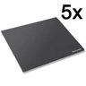 Kit 5x Mousepad Multilaser Emborrachado Preto Ac027 - 2