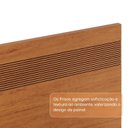 Ver imagem 6 de Conjunto Cabeceira Frisada com Mesa de Cabeceira MDF 109x270cm Rubi