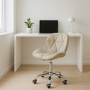 Ver imagem 4 de Kit 2 Cadeira de Escritório Versa Secretária Giratória Bege