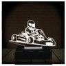 Luminária Led 3d | Kart Corrida Fórmula 1 | Abajur - 1