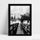 Ver imagem 1 de Quadro Monumento Decorativo Cidade Bariloche em Moldura Caixa Tacolado Moldura Caixa 3cm Madeira sem