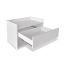 Ver imagem 7 de Balcão Móvel de Banheiro Mdf Organizador Gabinete com Rodízios Ssx Multicoisas Branco