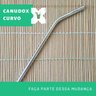KIT ECO Canudo Curvo de Inox Tartaruga Canudox - Ø0,75cm X 21cm - 4