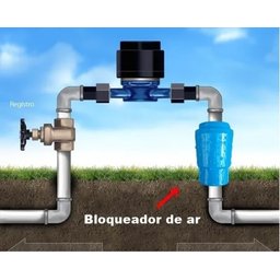 Válvula Bloqueadora de Ar Hidrômetro Redutor Instantâneo de Conta D'água para Tubulação 1/2 ou 3/4 E - 4