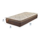 Ver imagem 5 de Colchão Solteiro Prorelax Bali 96x203x26 Molas Ensacadas Pillow Top Turn Free - Marrom