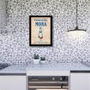 Ver imagem 2 de Quadro Felicidade Na Panela de Brigadeiro 45x34cm - com vidro:Madeira branca