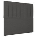 Ver imagem 1 de Cabeceira Cama Box Casal Queen Size Ivana 160cm Linho Cinza