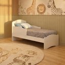Ver imagem 5 de Quarto Completo de Bebê com Berço 3 em 1 Guarda-Roupa 4 Portas e Cômoda Savana Yescasa