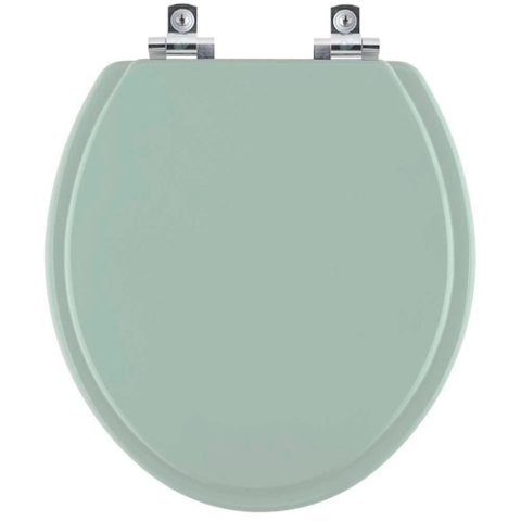Assento Sanitário Soft Close Convencional Oval Verde Claro para Vaso Icasa