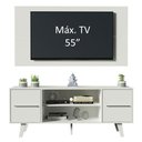 Ver imagem 6 de Rack Madesa Copenhagen e Painel para Tv até 55 Polegadas