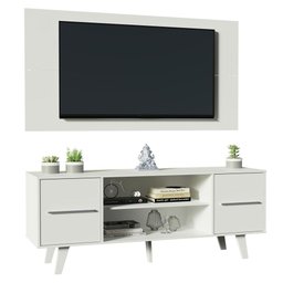 Rack Madesa Copenhagen e Painel para Tv até 55 Polegadas - 3 Rack Madesa Copenhagen e Painel para Tv até 55 Polegadas - 3