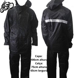 Capa Roupa Chuva Conjunto Jaqueta Calça Motoqueiro Reforçada - 1