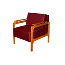 Ver imagem 1 de POLTRONA DECORATIVA YASMIN LUXO DORA BELA - 0124 bordô