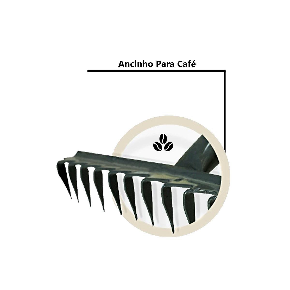 Ancinho 14 Dentes Aço Carbono Cabo Madeira pra Limpeza 125cm Minasul - 2