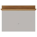 Ver imagem 2 de Painel para Tv até 50 Polegadas Lapa 1 Prateleira Off White/freijó Trend - Pnr Móveis