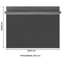 Ver imagem 3 de Painel para Tv até 50 Polegadas Lapa 1 Prateleira Off White/freijó Trend - Pnr Móveis