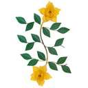 Ver imagem 3 de Painel Enfeite De Parede Lindo Com Flores Decoração Interior Libertas Rosas Artesanato Arranjo Verni