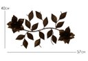 Ver imagem 5 de Painel Enfeite De Parede Lindo Com Flores Decoração Interior Libertas Rosas Artesanato Arranjo Verni
