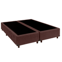 Ver imagem 1 de Cama Box Casal Blindado Nature Marrom 138x188