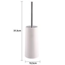 Ver imagem 6 de Assento Tampa Vaso Sanitário Oval Almofadado + Lixeira 6l com Tampa + Escova Sanitária com Suporte