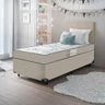 Cama Box Solteiro Colchão One Face D33 e-Shop Casa 88x188x56cm Suede - 1