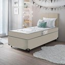 Ver imagem 1 de Cama Box Solteiro Colchão One Face D33 e-Shop Casa 88x188x56cm Suede