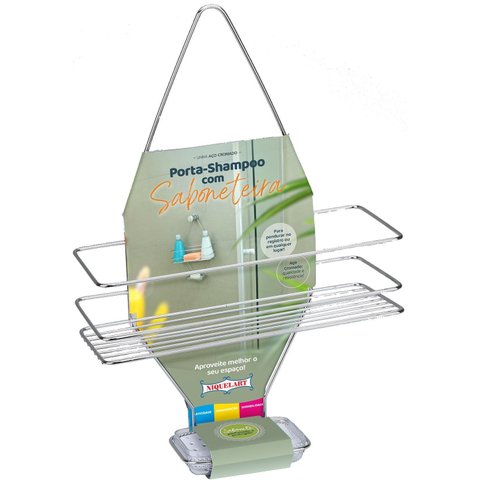 Porta Shampoo com Saboneteira Niquelart