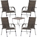 Ver imagem 1 de Jogo Cadeira para Área Jardim Vênus e Mesa de Centro em Fibra Sintética Trama