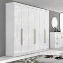 Ver imagem 1 de Guarda-Roupa Casal 6 Portas 6 Gavetas Castellaro