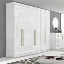 Guarda-Roupa Casal 6 Portas 6 Gavetas Castellaro - 1 Guarda-Roupa Casal 6 Portas 6 Gavetas Castellaro - 1