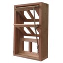 Ver imagem 3 de Janela de Madeira Vitro Capelinha Basculante Reto Eucalipto Bat 10cm Copa Verde Madeiras-040lx100a