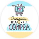 Ver imagem 1 de Adesivo Obrigada Pela Compra Carrinho Amarelo Azul Rosa 200 Unidades