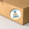 Adesivo Obrigada Pela Compra Carrinho Amarelo Azul Rosa 200 Unidades - 4